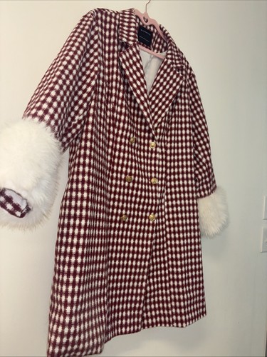 Nuevo con etiquetas Abrigo Chaqueta Bloomchic Para Mujer Talla Grande 2XL Boho Chic Rojo Indie Folk 22-24 - Imagen 2 de 10