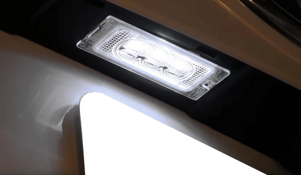 BRANCO para Ford Edge/Escape Mercury Mariner SEL LED carcaça de luzes de placa de licença - Imagem 2 de 4