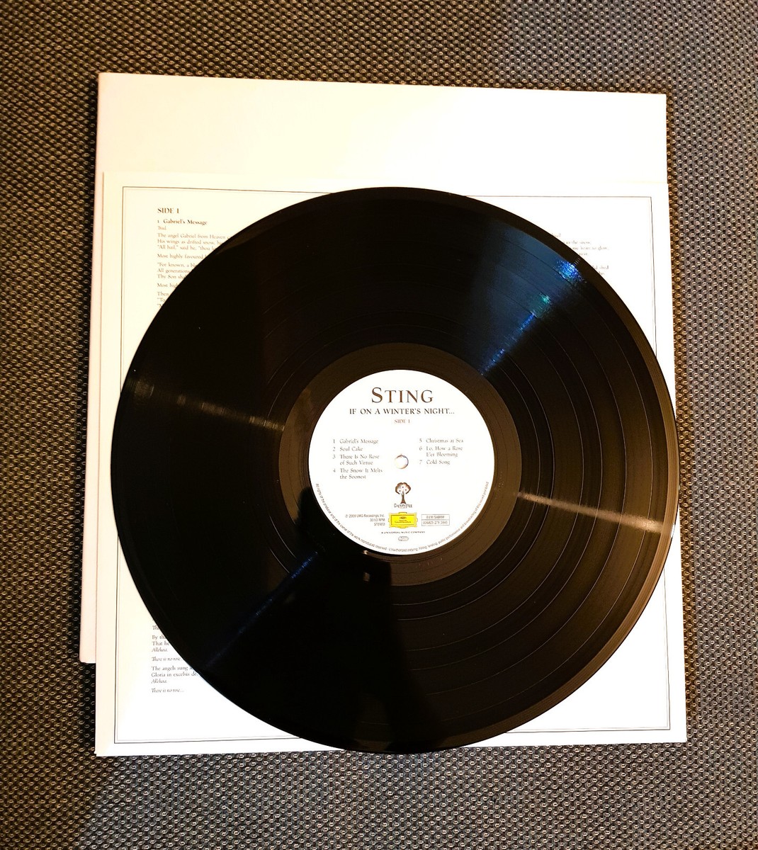 Sting - If On A Winter's Night Ultra Rare 2009 Vinyl LP | eBay