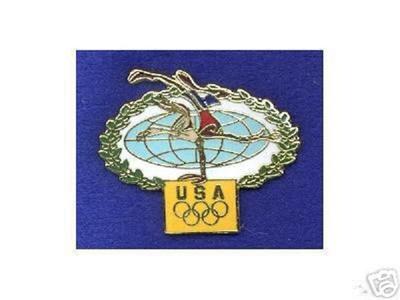 NEW ~ Wile E Coyote WB Cartoon Cloisonne Olympic Lapel Pin - Global Gymnastics
