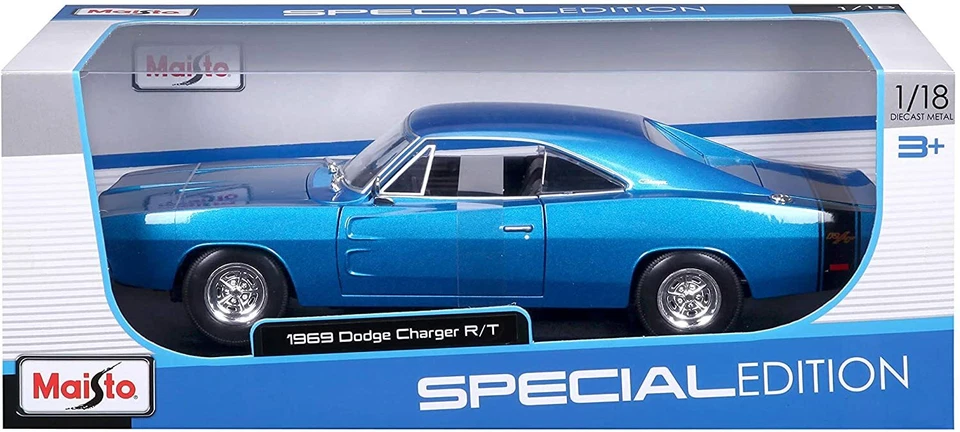 (v188)miniature Dodge Charger R/t Orange 1/18 1969 Maisto