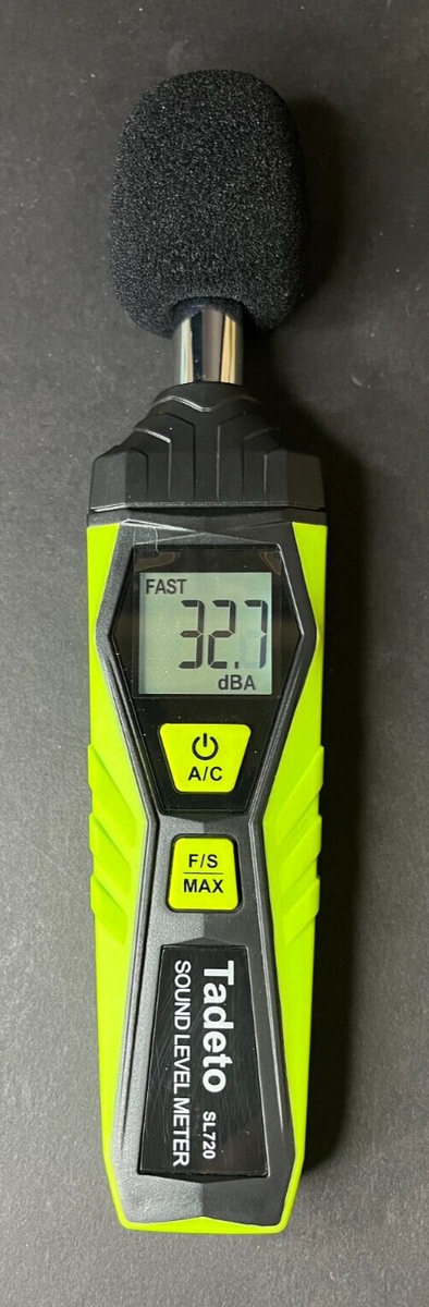 Tadeto Digital Sound Level Meter SL720 W/Manual & Case Tested
