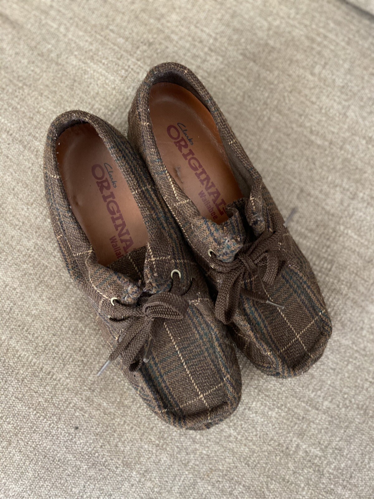 Clarks Originals Wallabee Size 7 Plaid 