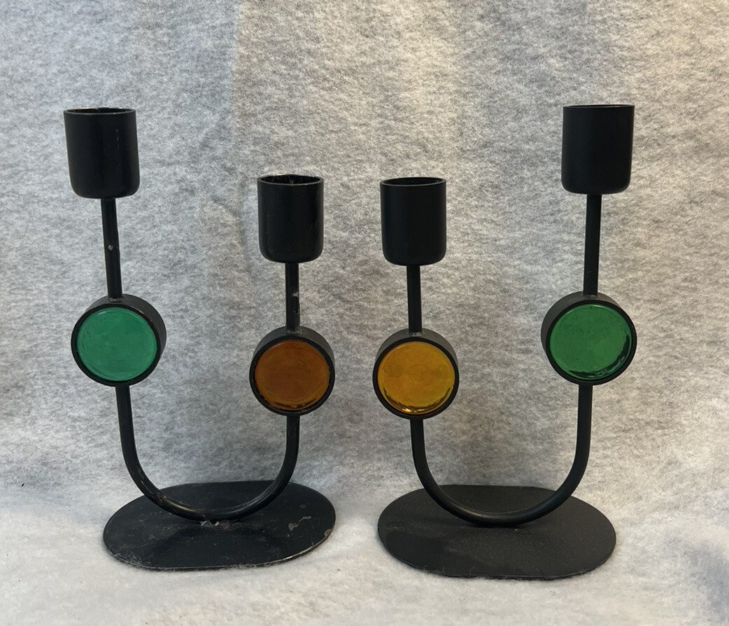 Ystad ll＊Candle stand＊・* Gunnar Ander for Ystad Metall Swedish Mid Century Modern
