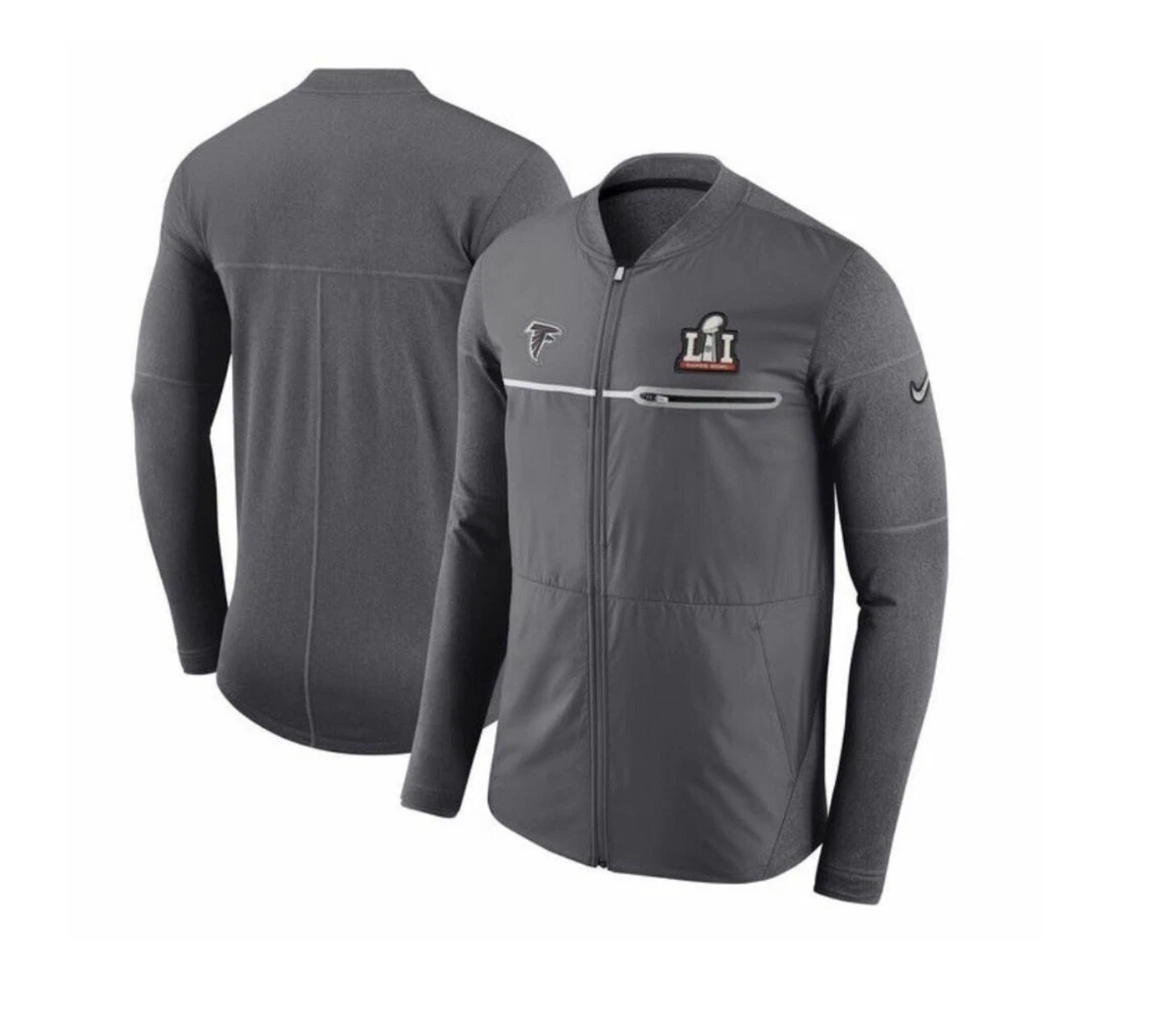 Men Atlanta Falcons Nike Super Bowl LI 51 HYBRID JACKET Fullzip AA72222 021 MED