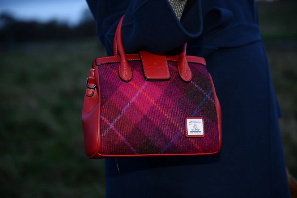 Harris Tweed Mini Tiree Tote - Image 4 of 4