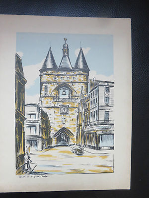 Menu de la Construction Moderne Française de 1958