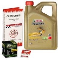 Honda Vt 1100 C3 Shadow (SC39) 98-00, Castrol 10W40 ÖL + Hiflo Chrom ÖLfilter