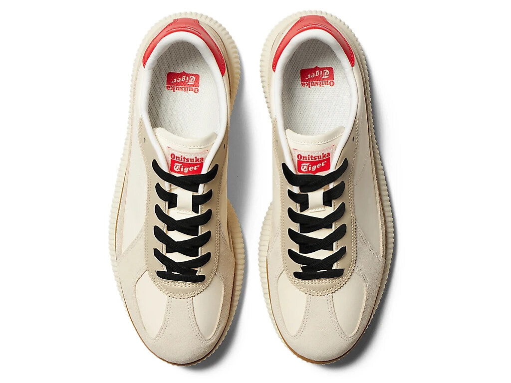 Onitsuka Tiger Delecity デレシティ　FieryRed Onitsuka Tiger DELECITY CREAM/FIERY RED 1183b874-104 Unisex Size