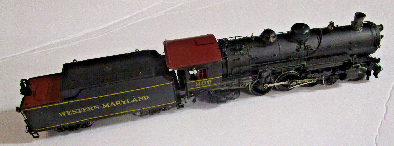HO Scale BRASS Western Maryland K2 Class 462 Steam 206