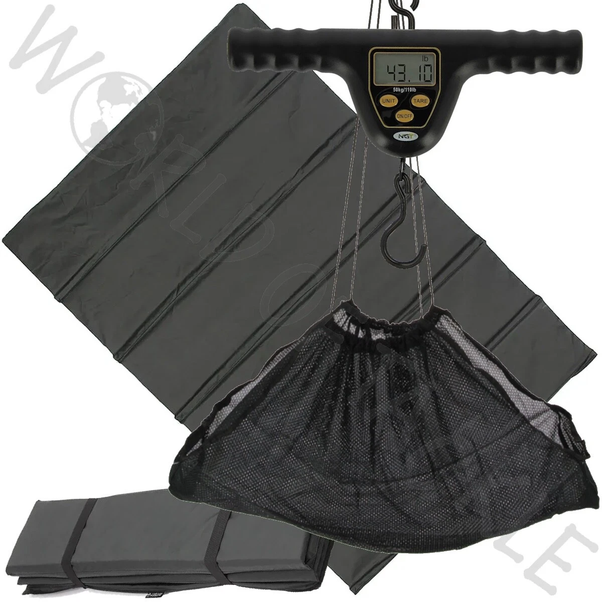 Spro C-Tec Weight Sling & Un-Hooking Mat – Tappetino Per Slamatura E Imbracatura, 120x90 Cm