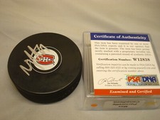 Max Pacioretty Signed Montreal Canadiens Hockey Puck Autographed PSA/DNA COA 1A