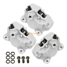 Front & Rear Brake Calipers W/Pads for Arctic Cat ATV 250 300 375 400 454 500 