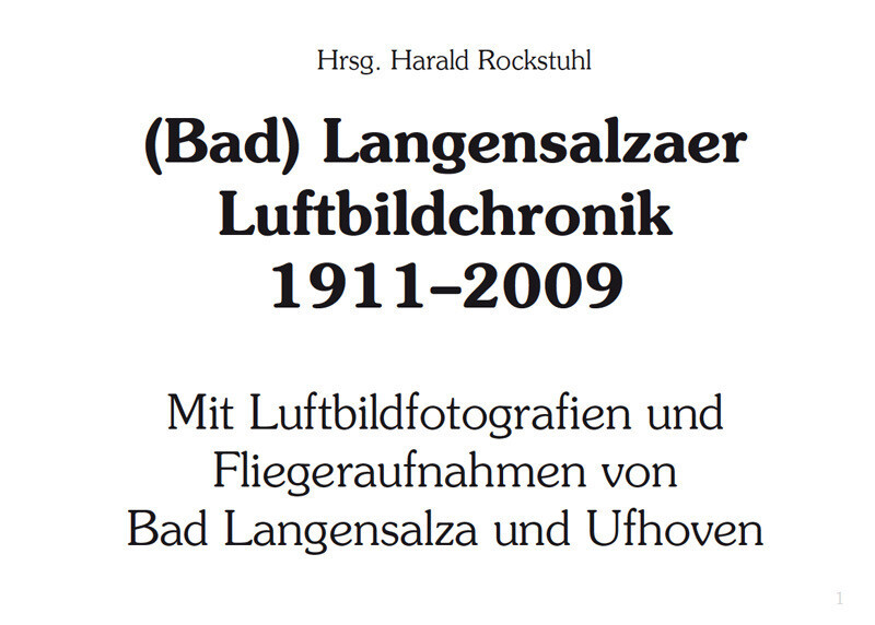 Thumbnail - Langensalza - Luftbildchronik 1911-2020 Harald Rockstuhl Taschenbuch