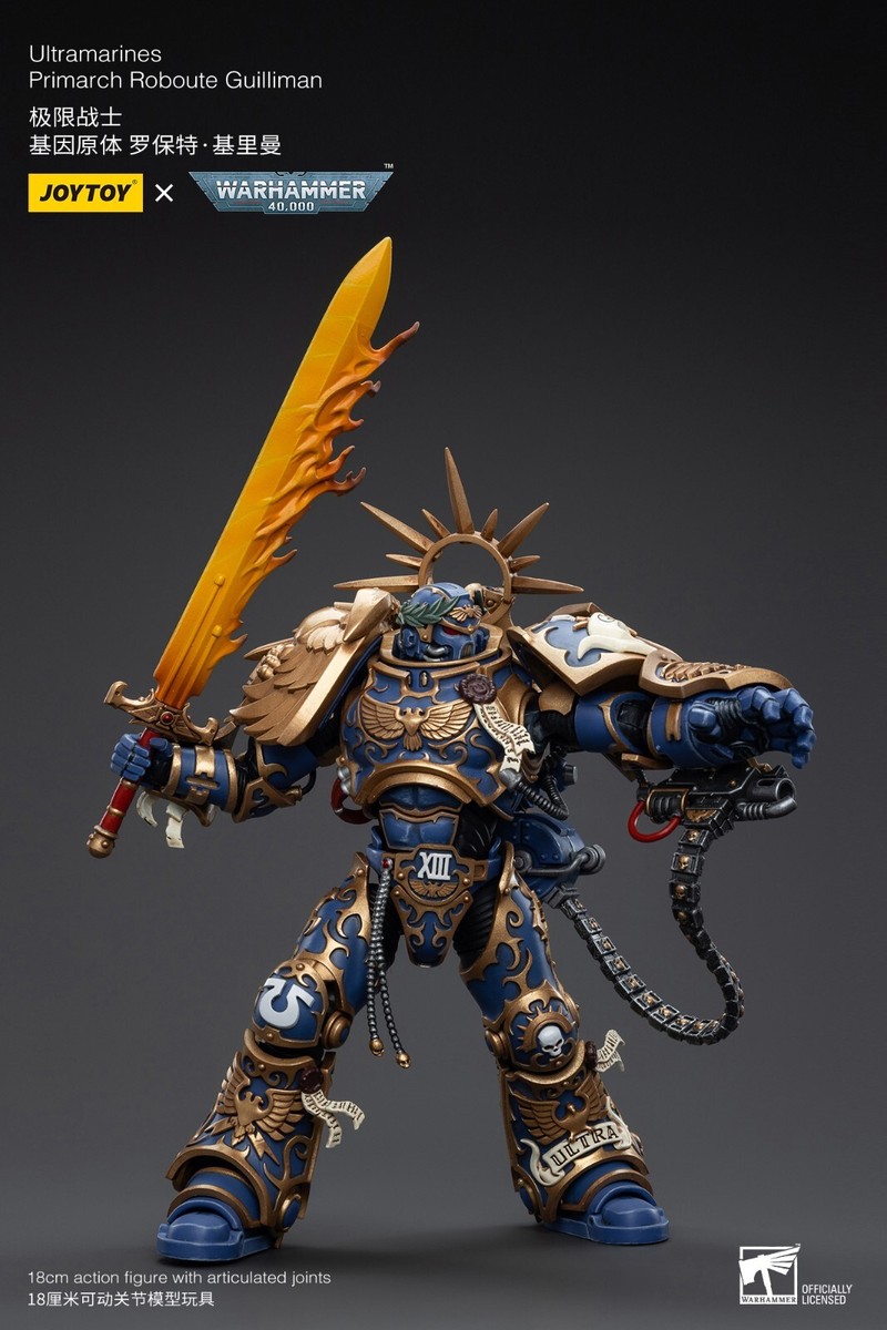 JOYTOY Warhammer 40K action figures Ultramarines Primarch Roboute