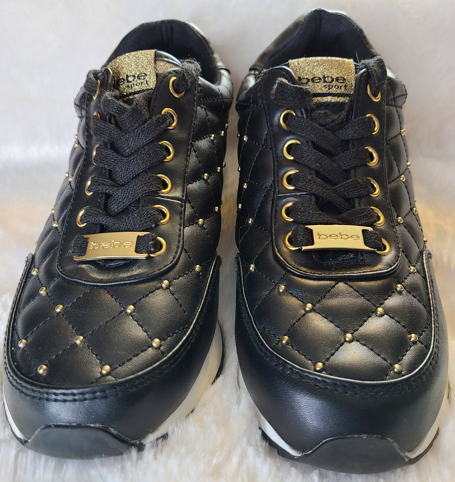 bebe BERKLEY Size 6.5 Black Quilted 