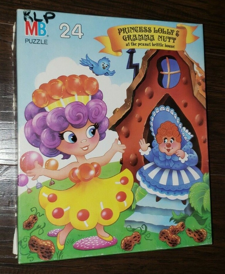 Vintage 1990 Milton Bradley Candy Land 24 Large Pc Jigsaw