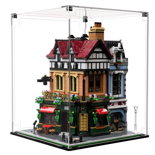 BRICK IN IT Display Case For LEGO® Icons Tudor Corner 10350 - 第 1/4 張圖片