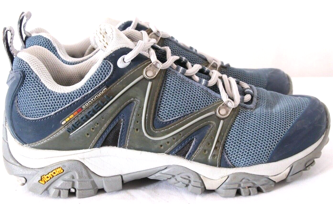 Merrell 80344 Reactor Ventilator Navy Escursionismo Trail Vibram Scarpe Donna US 7