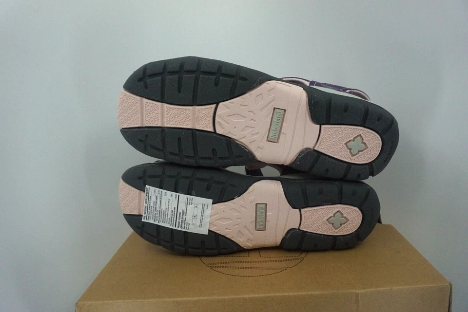 Timberland Mad River Juniors Talla 6 Púrpura Informal Zapatos Correa Sandalias 3882R Foto 4 de 4