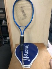 SPAULDING Racket Ball Racket, Graphite 54-6019 -w/cover --5 INCH grip mild use