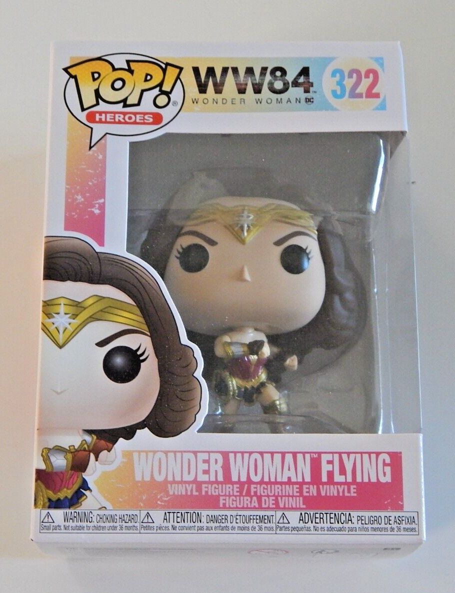 Funko Pop! Ww84 Wonder Woman Flying # 322 (Vaulted)