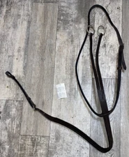 NEW RUNNING  MARTINGALE COB SIZE DARK BROWN LEATHER