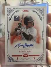 Ryan Lasko Signed Card 2022 Onyx #VARL RC Autograph