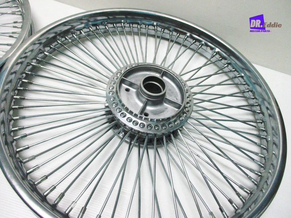 Fit HONDA S90 CS90 CL90 F&R CHROME WHEEL SET 18"/18" +BEARING SET #BI281# Foto 4 de 4