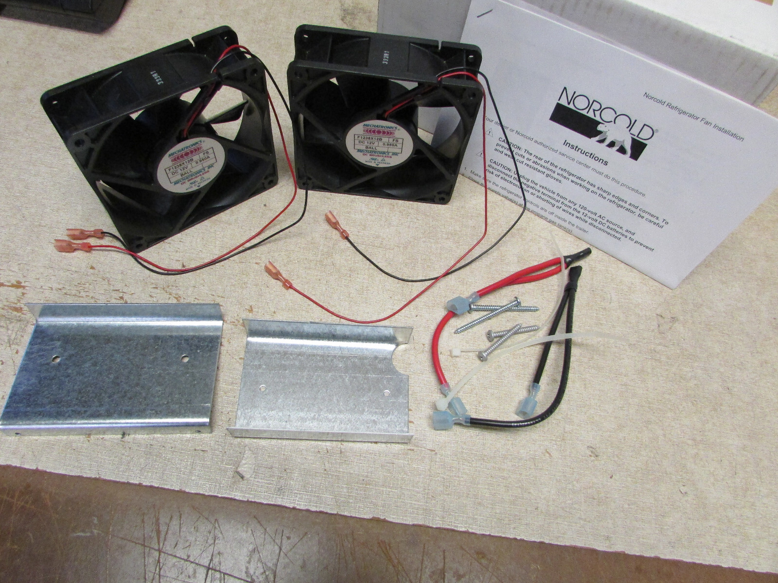 Norcold 625537 12V Cooling Vent Fan Correction Kit for N8XXF eBay