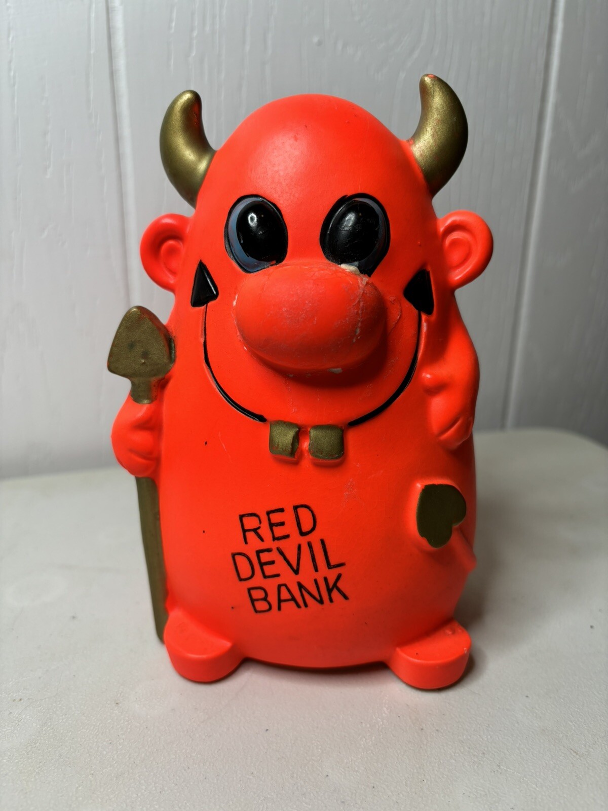 Vintage Red Devil Saving For A Hell Of A Good Time Coin Bank