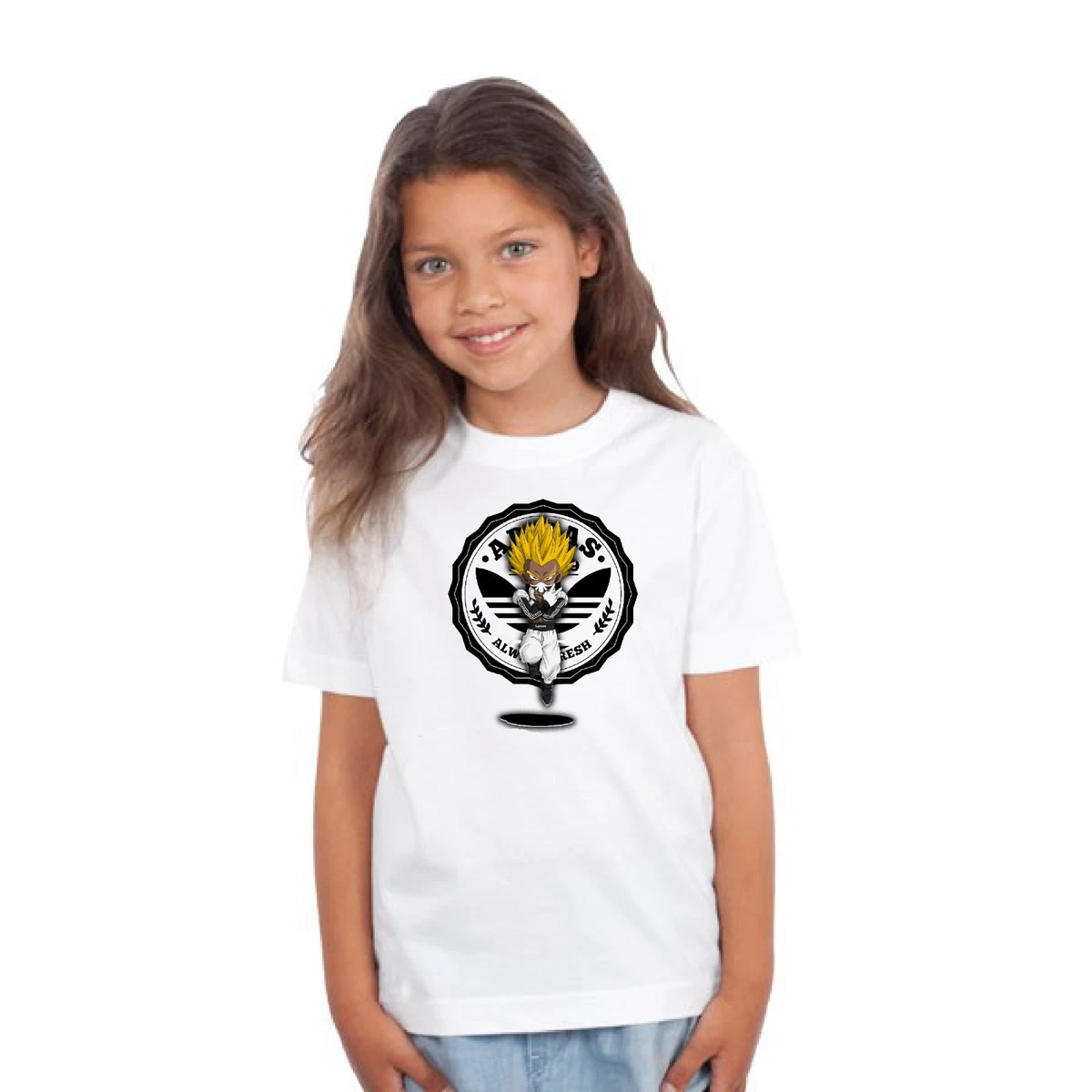 Tunique Top Johnnie B Blanc - Manches Volantes Et œillets - Fille 11-12 Ans - Coton - Occasion Très Bon état