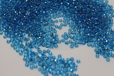 Rocailles Perlen Preciosa 10/0 Silver Lined 20 g 2,3 mm Glasperlen Beads 67030