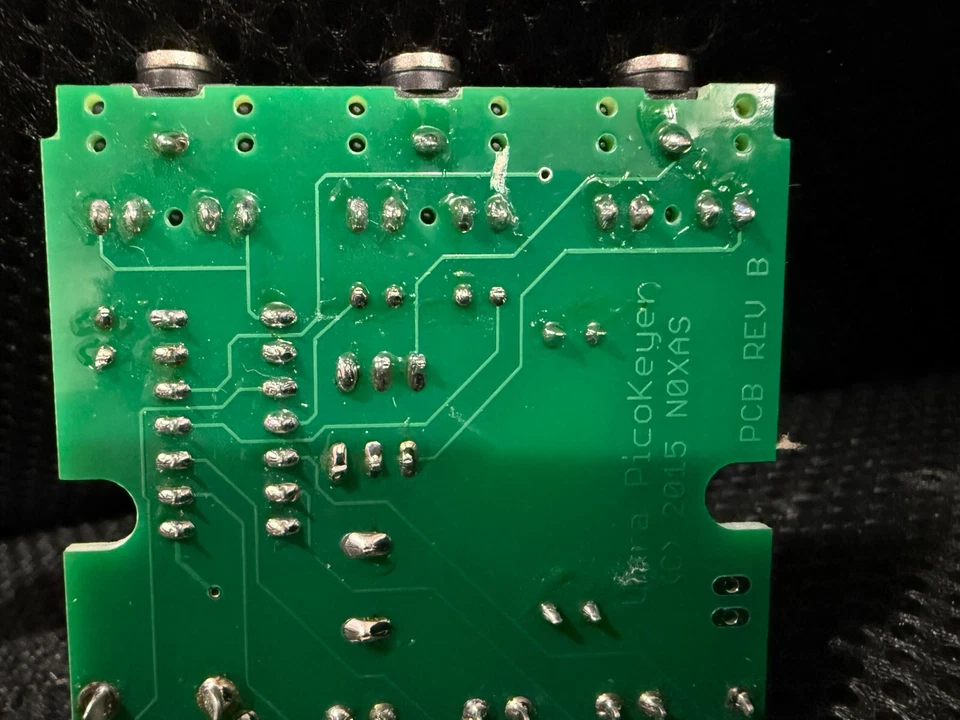 Ham Gadgets Pico CW Keyer ULTRA-PK w/ memories, PURPLE, easy program! Morse code - Image 2 of 2