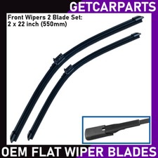 Front Wiper Blades (22" x 2) for Mercedes-Benz C-Class from 2014 onwards