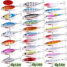 Mix Metal Jigs Fishing Lures Set Crankbait Jiging Spoons Sinking Wobbler Baits