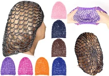 Crochet Hairnet Hair Net French Mesh Fish Net Snood 