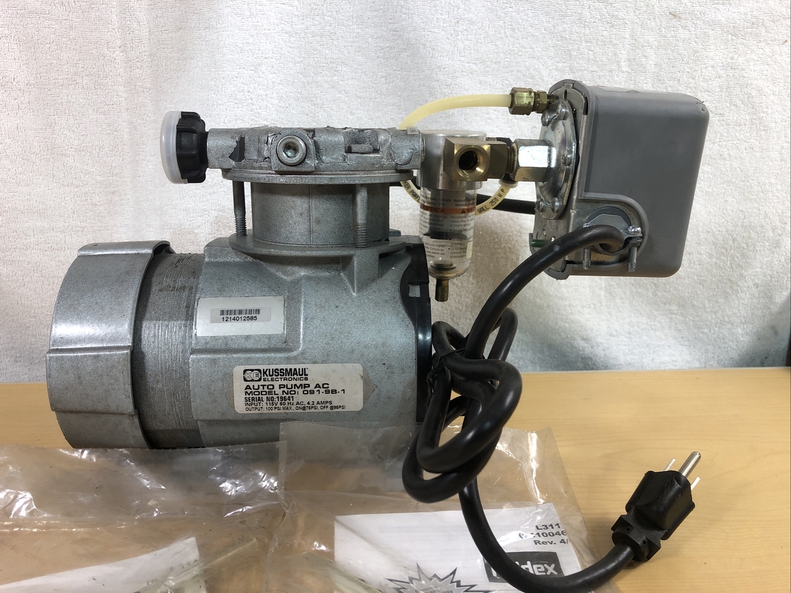 Kussmaul 0919B1 AutoPump 120 V Air Compressor System (5070) eBay