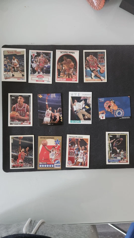 Лот из 300+ карточек НБА 1980-2020-е дебютанты, голограммы, панини, стоимость $400 MJ - Изображение 3 из 4