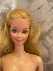 Vintage 1966 Mattel Blonde Hair Blue Eyes Bent Arms Barbie Doll Philippines #033