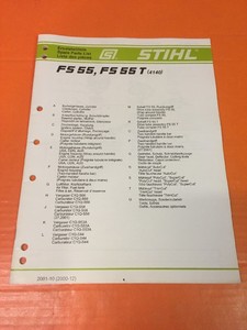 Stihl String Trimmer Repair Manual Fs55