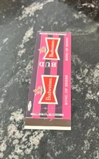 E) VINTAGE BUDWEISER BEER MATCHBOOK COVER ANHEUSER BUSCH BREWING CO ST LOUIS MO