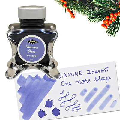 Diamine Inkvent Green Edition Standard Bottled Ink in One More Sleep - 50 mL NEW