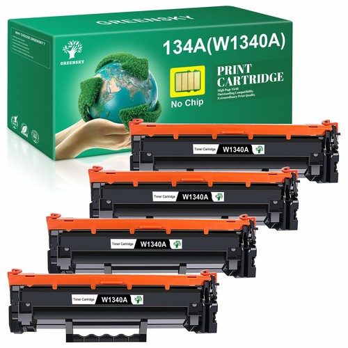 134A W1340A Black Toner No Chip for HP LaserJet M209dw MFP M234dw M234sdn LOT | eBay