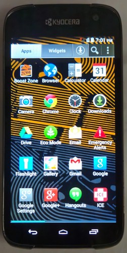 LOT of 2 Smartphones Cell Phones As Is ZTE N9518 Kyocera C6730 - Picture 3 of 9