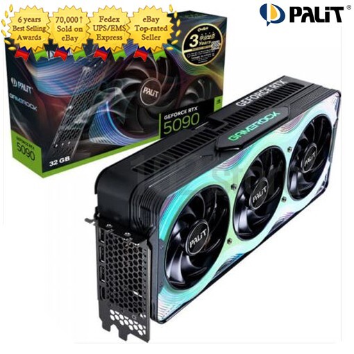 グラフィックボード・グラボ・ビデオカード GEFORCE RTX 5090 32GB PALIT Game ROCK Amazon | Palit GeForce RTX 5090 GameRock (32GB GDDR7/PCI