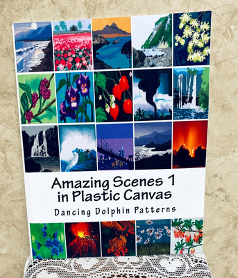 Plastic Canvas Amazing Scenes 1:  by Dancing Dolphins Patterns w/Color Key NEW