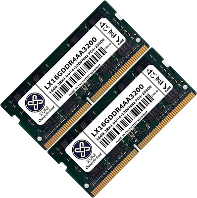 32GB 2x16GB Laptop Memory RAM DDR4 3200 MHZ PC4 25600 SODIMM 1.2V