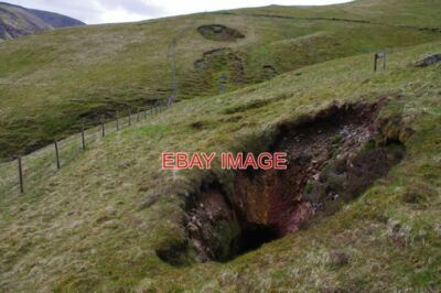 PHOTO  LEVEL 7 WORKINGS FORCE CRAG MINE STOPES AT THE HIGHEST LEVEL OF THE MINE.