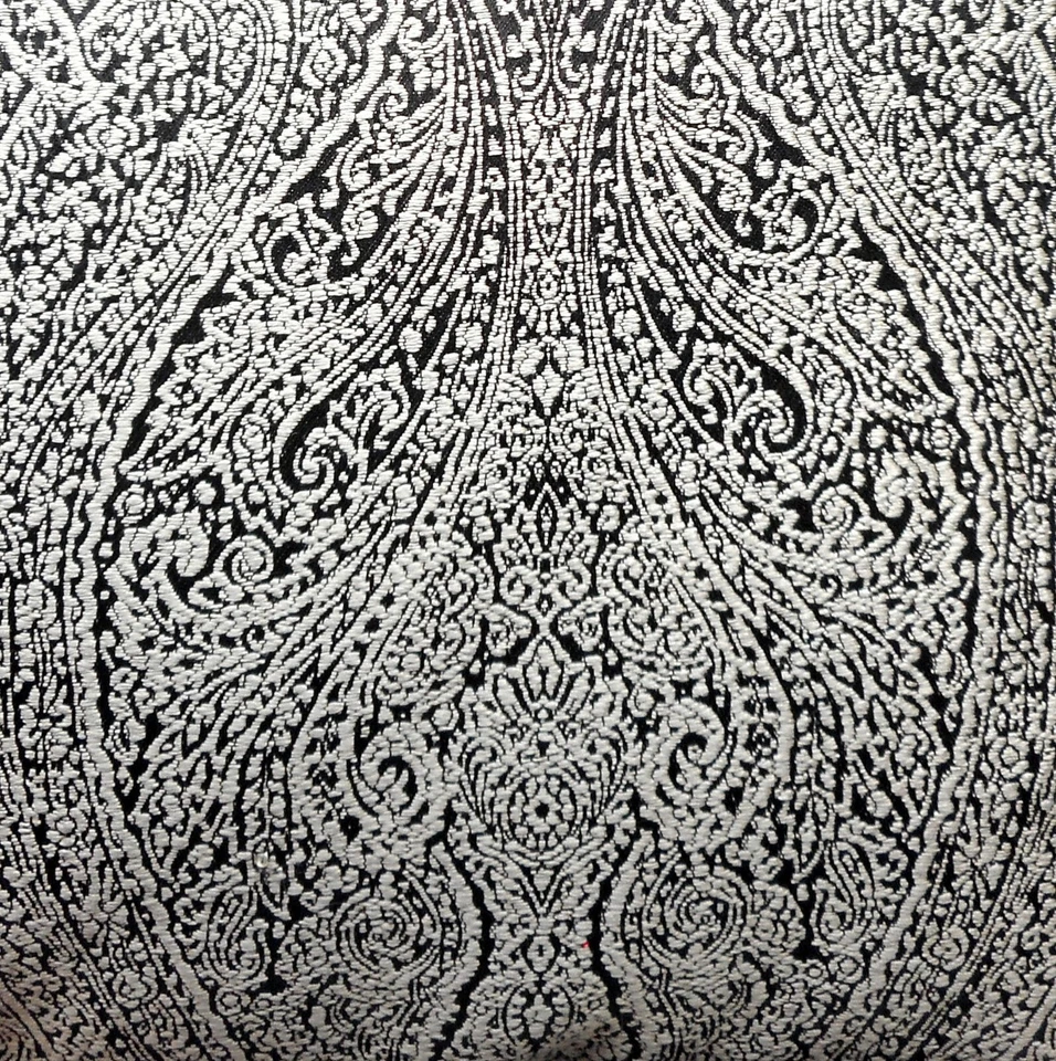 VERATEX Deville королева одеяло комплект 4шт новый пейсли цветочный медальон черный слоновой кости - Изображение 2 из 4